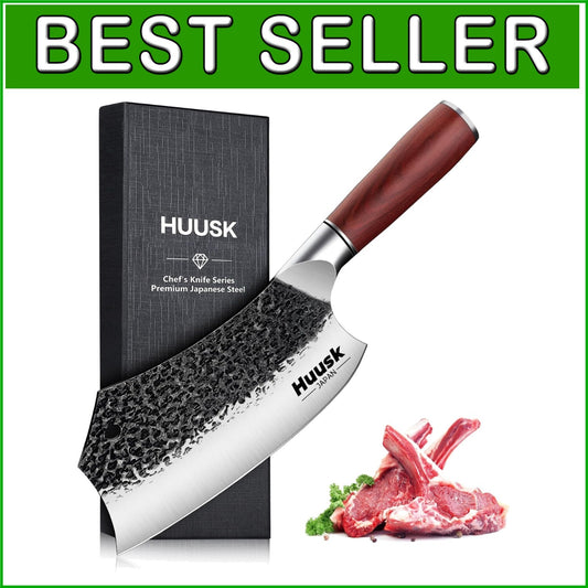 Elegant Handcrafted 7 Inch Meat Cleaver - Perfect for Home Cooks & Professionals