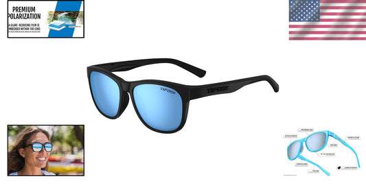 Unisex Lightweight Sunglasses with Hydrophilic Nose Pads for Active Living