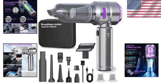 Lightweight Cordless Vacuum Cleaner - 4-in-1 with Blowing & Inflating Functions