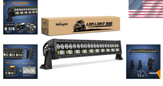 Versatile 22-Inch 150W LED Light Bar with Smooth Finish and Easy Installation