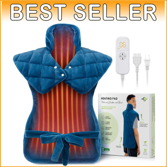 Versatile 22"x37" Electric Heating Pad - Ideal Gift for Pain Relief & Relaxation