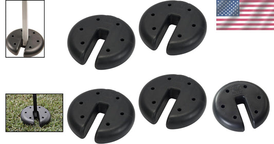 Waterproof Canopy Weight Plates Set - 4 Disc Weights for Secure Outdoor Events
