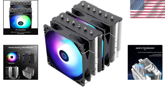 Efficient 6 Heat Pipe ARGB Air Cooler for AMD & Intel - Peerless Assassin 120 SE