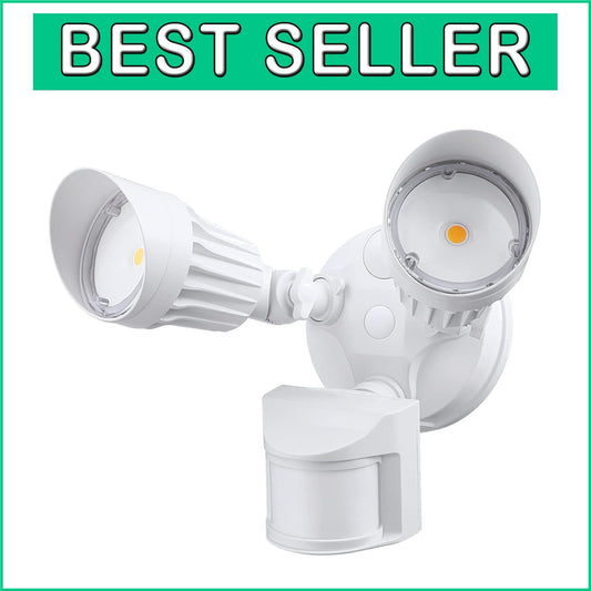 Energy-Saving Motion Detector LED Security Light with Dusk to Dawn Function