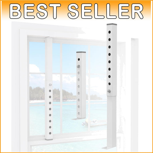 4 Pcs Adjustable Window Lock Bar - Child Safety & Security for Small Windows