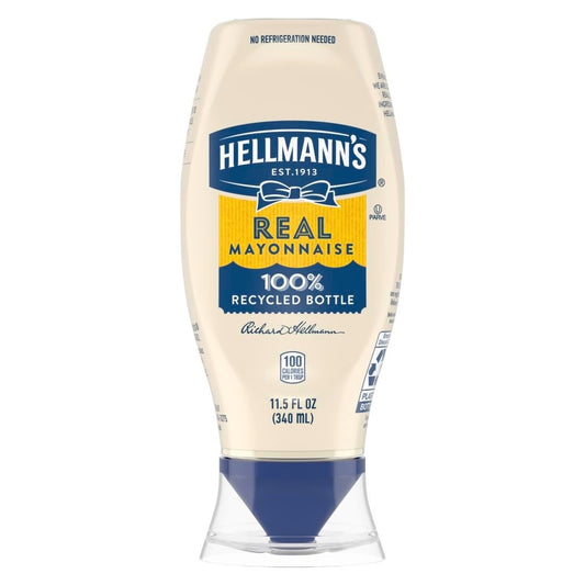 Hellmann’s Real Mayonnaise - Cage-Free, Gluten-Free in 12 Pack Squeeze Bottles