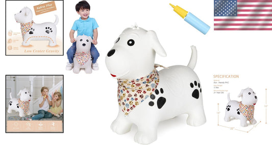 Amazing Gift: Inflatable Bouncing Horse for Kids - Exercise & Fun Combined