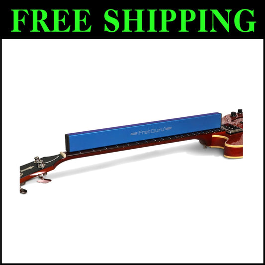 Quick and Efficient 21" Fret Leveling Tool with Peel-and-Stick Sandpaper