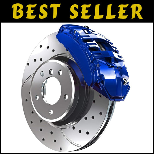 12-Color High Gloss Brake Caliper Paint System - Heat Resistant Blue Edition