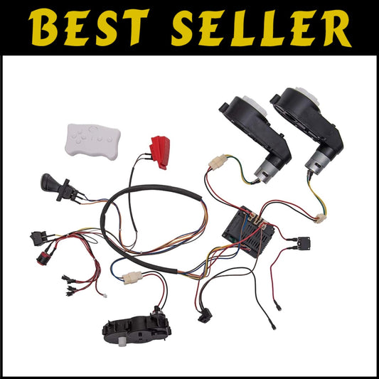 Transform Your Kids Ride-On Car: 12V Modification Kit with Wiring & Motors
