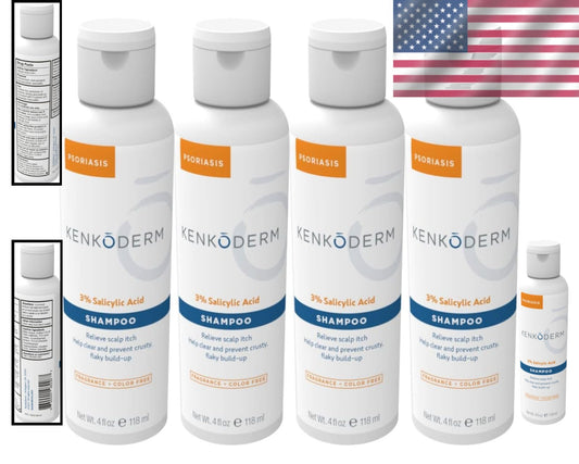 Moisturizing Scalp Treatment Shampoo - 4 Oz, Salicylic Acid Anti-Itch Solution