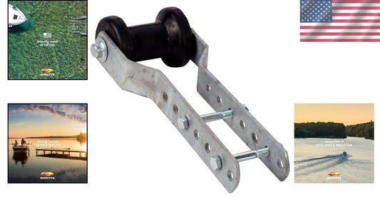 Corrosion-Resistant 2" Boat Trailer Roller Bracket Assembly - Sturdy Support
