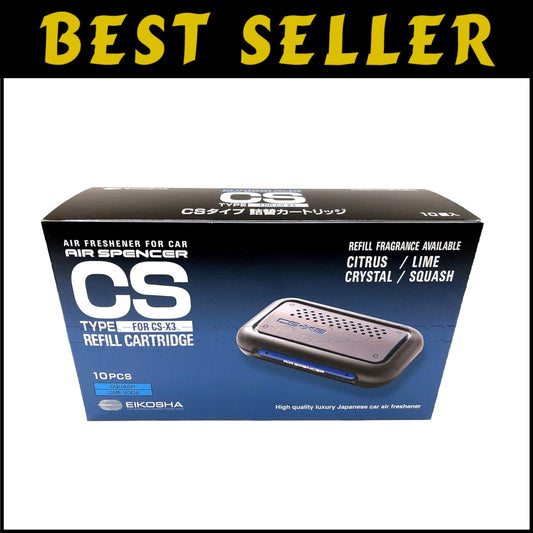 CS-X3 Squash Air Freshener Refill Cartridges - 10 Pack for Lasting Freshness