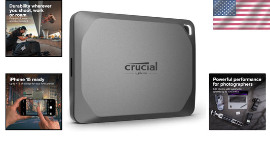 X9 Pro 4TB SSD: Drop-Proof, USB-C High-Speed Storage Solution for Creators