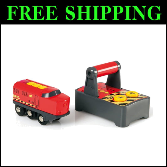All-in-One Remote-Controlled Wooden Train Set - Perfect Gift for Young Kids
