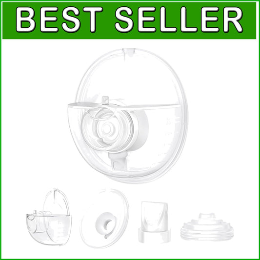 Efficient Breast Pump Parts Set with 24mm Flange and Milk Collector for Moms
