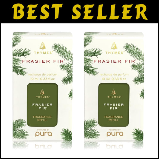Pack of 2 Frasier Fir Pura Smart Diffuser Refills - 350 Hours of Luxury Aroma