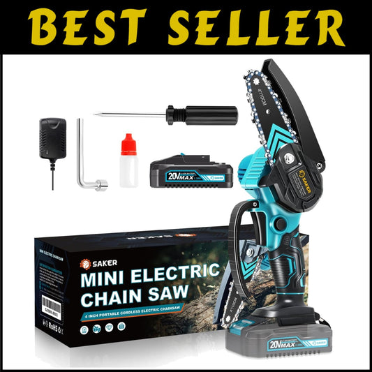Lightweight Mini Chainsaw - Cordless Electric Pruning Tool for Garden & Home
