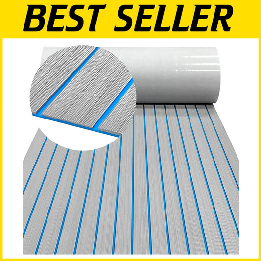 Customizable Non-Slip EVA Foam Marine Carpet 94.5x45.3” - Easy Install for Boats