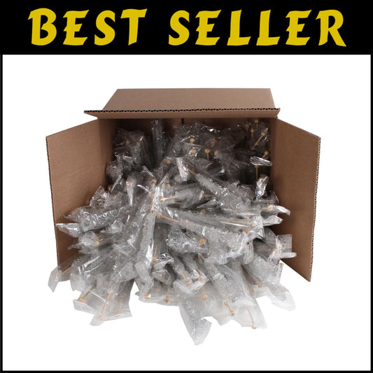144 Count Original Flavor Rock Candy Sticks - Perfect for Showers & Receptions