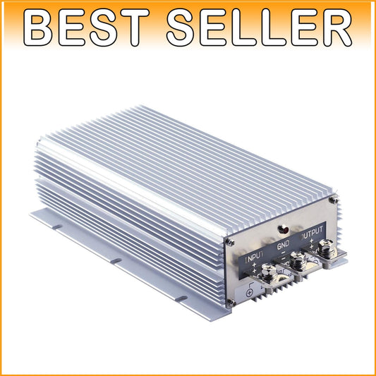 Efficient DC 24V to 12V 100A Step-Down Converter - Weatherproof Power Supply