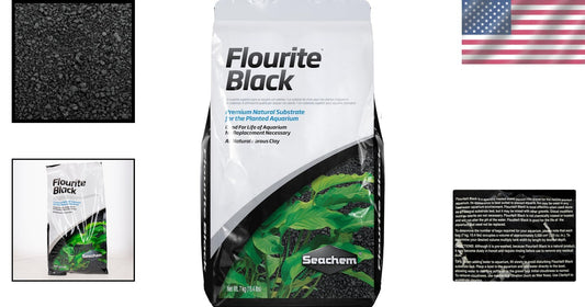 Stable Flourite Black Clay Gravel - Ideal Substrate for Thriving Aquatic Plants