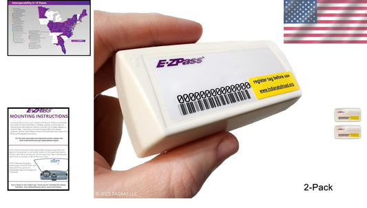 Indiana Toll Road E-ZPass Transponder Pack - Includes Activation Guide & Funds