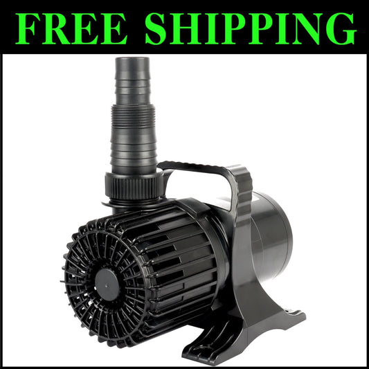 Compact 250W Aquarium & Pond Pump - 24/7 Operation with Safety Features