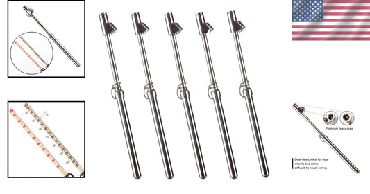 Precision Tire Pressure Gauge Set - Straight Head Chucks 10-150 PSI, 5 Units
