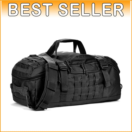All-Weather Gym Bag with 3 Carry Modes - Tactical Style for Outdoor Adventures
