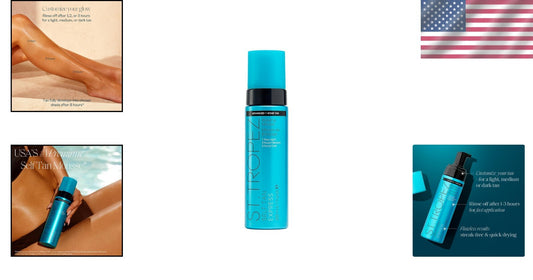 3-in-1 Self Tan Mousse - Achieve Quick, Customizable Tan for All Skin Types