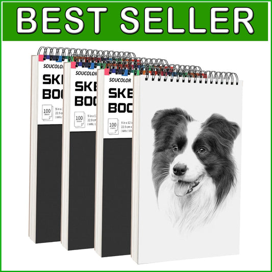 Versatile 9x12 Sketch Pads - Premium Acid-Free Drawing Books for All Artists