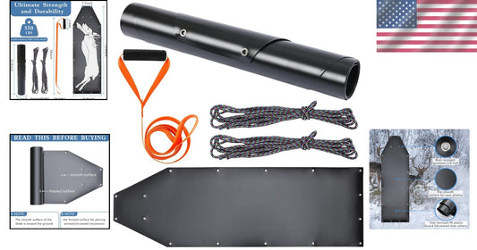 500 lbs Capacity Deer Drag Sled - Perfect for Effortless Hunting Transport