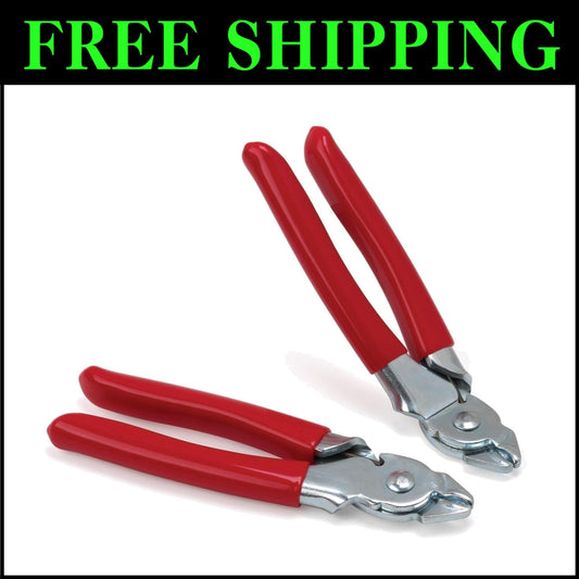 Drake Off Road 2-Pc Hog Ring Plier Set - Ergonomic Cushion Grip, Alloy Steel