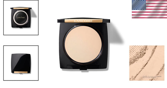 Dual Finish Longwear Powder Foundation - Matte Full Coverage - 320 Amande III