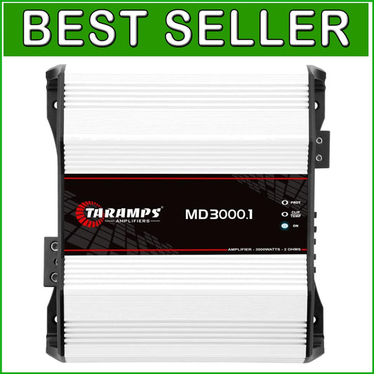 3000 Watts RMS Class D Mono Amplifier - MD 3000.1 for Superior Sound Performance