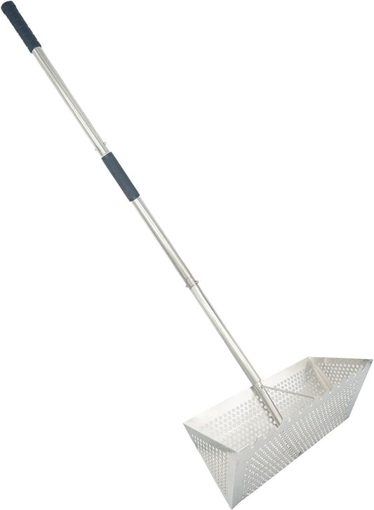 Stainless Steel Sand Fleas Rake with Non-Slip Handle - Travel-Friendly