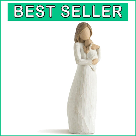 'So Loved' Sculpted Angel Figure for New Families - Gift-Ready Decoration