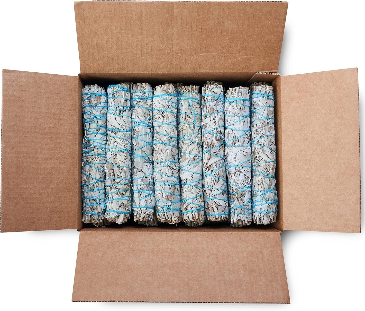 Wholesale 9" White Sage Smudge Sticks - 24 Bundles for Spiritual Growth