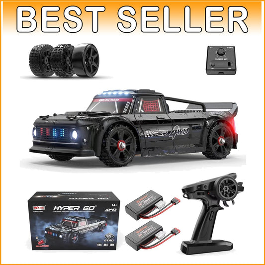 Electric Powered V3 1/14 RC Drift Car – 38 MPH Speed with Controllable Lights
