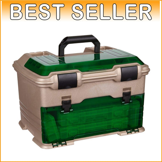 Durable Multiloader Fishing Gear Box with Snap-tight Latch and Tuff Tainers