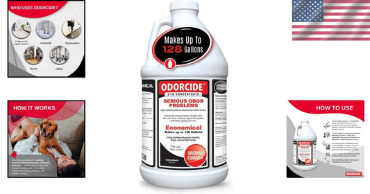 Multi-Surface 64 oz Odor Eliminator - Fast-Acting Formula Safe for Pets & Kids