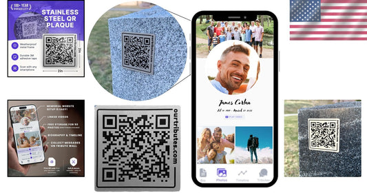 Memorial Plaque & QR Code Solution for Gathering Memories - Featured Gift Guide