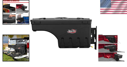 Sturdy Truck Bed Storage Box with Organizational Tray - Fits Chevy 2019-2023