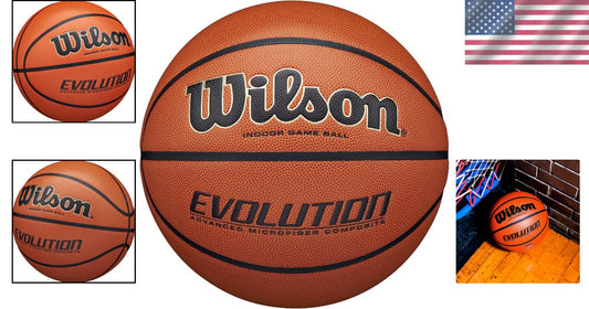 Evo Microfiber Indoor Basketball - Available in Size 5, 6, and 7 for All Players