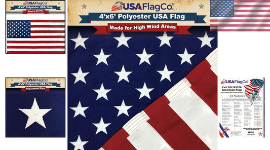 4x6 Outdoor American Flag - Heavy-Duty Polyester, Perfect for Special Occasions
