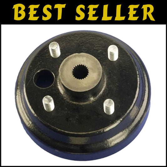 Robust Brake Drum/Hub Assembly - Ideal for Electric and 2-Cycle Gas Vehicles