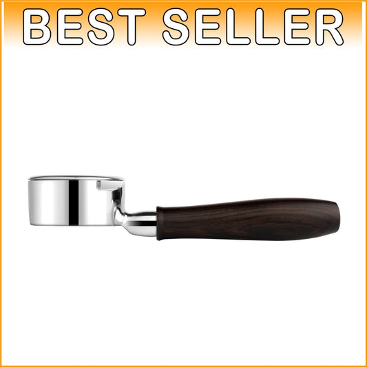 58mm Stainless Steel Portafilter with Wooden Handle for Gaggia Espresso Machines