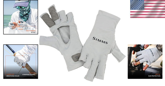 Unisex Solarflex Fishing Sungloves: Comfortable, Lightweight, and UV-Resistant