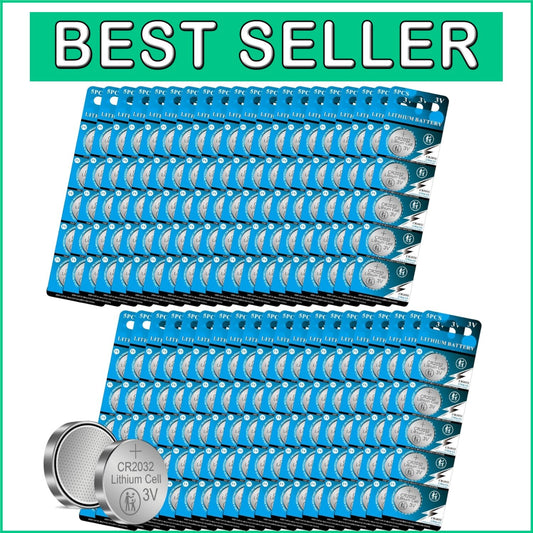 Versatile 3V Coin Lithium Batteries - 230 mAh, Individually Packaged - 200 Count